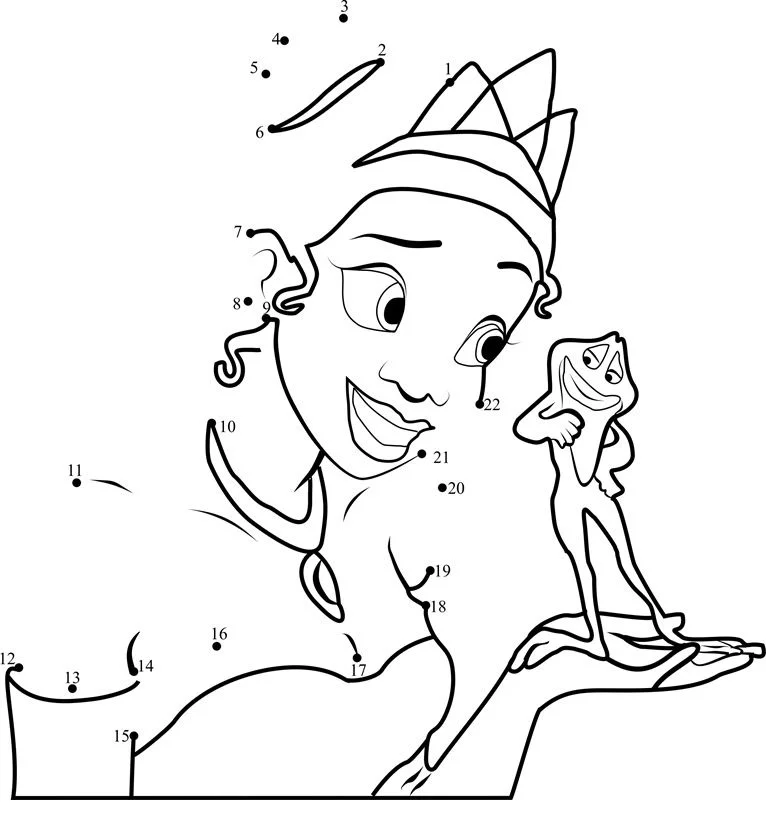 Punkt zu Punkt: Küss den Frosch 9