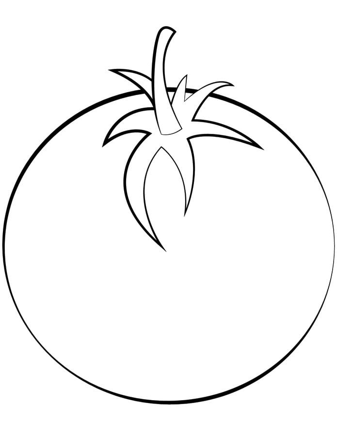 Coloring pages: Tomato 15