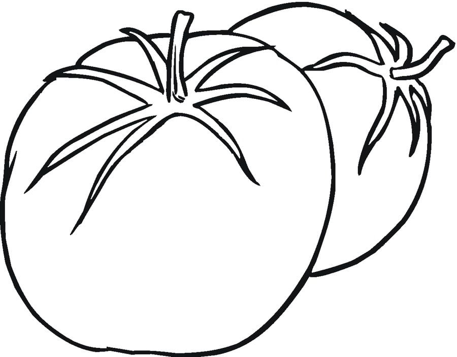 Coloring pages: Tomato 17