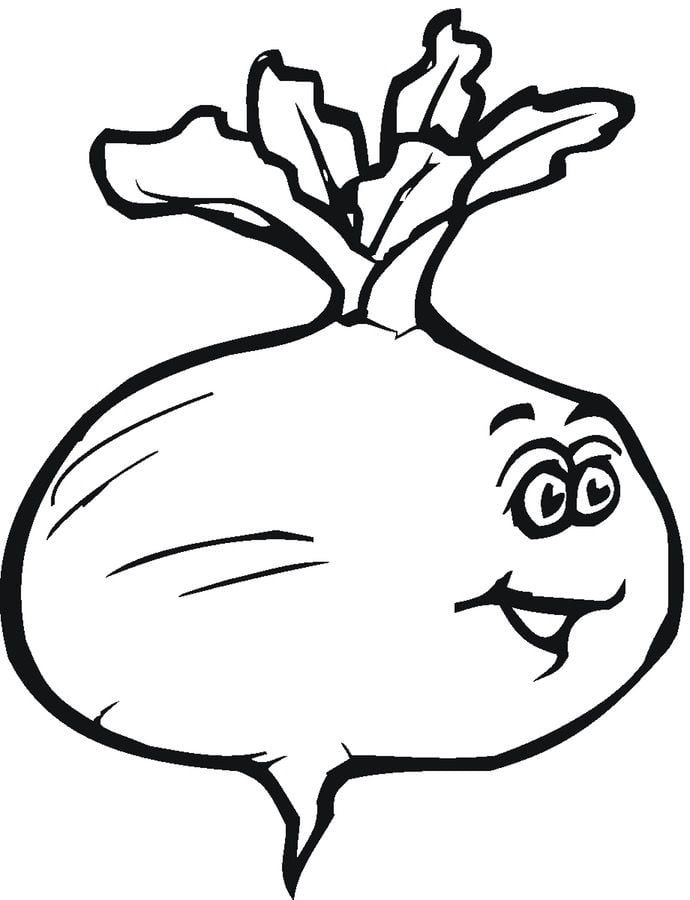 Coloring pages: Beets 7