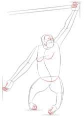 Zeichnen Tutorial: Orang-utans zeichnen schritt für schritt tutorial