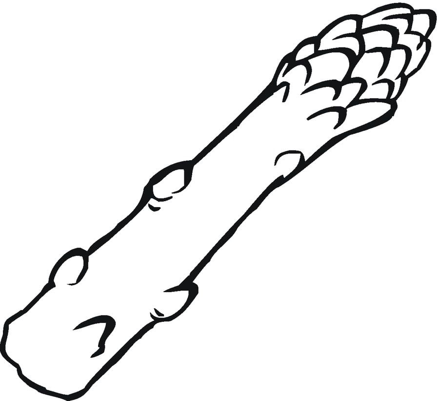 Coloring pages: Asparagus