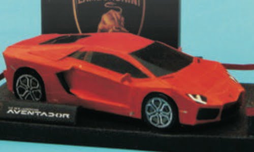 Bricolage en papier: Lamborghini Aventador
