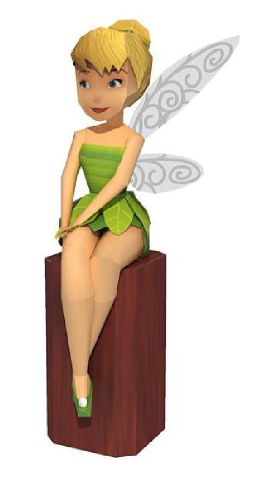 Papiermodelle: Tinker Bell