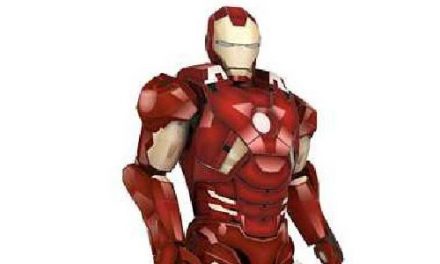 Paper model: Iron man