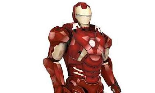 Modelo de papel: Iron Man