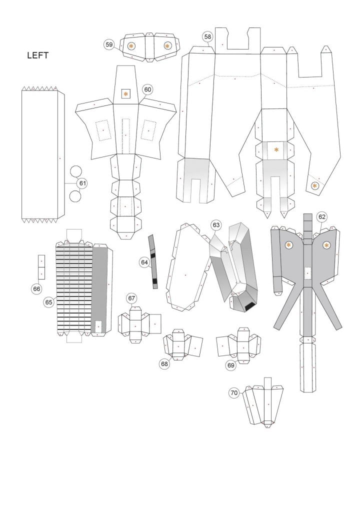 Paper model: Iron man free & printable for kids and adults Downloadable ...