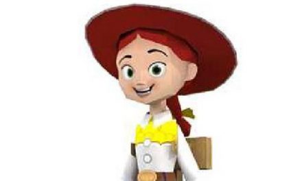 Bricolage en papier: Jessie (Toy Story)