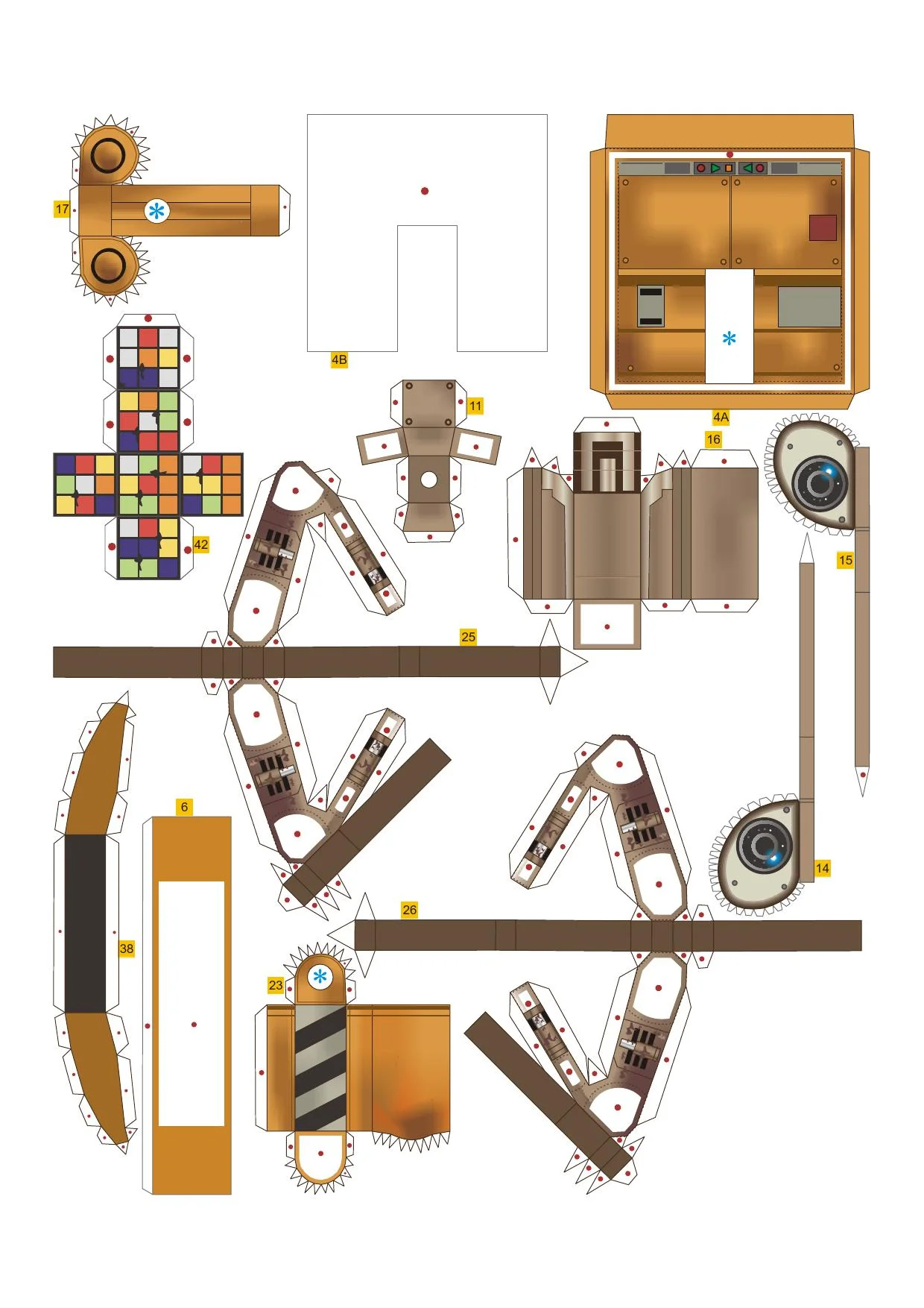 Paper model: Wall-e 3