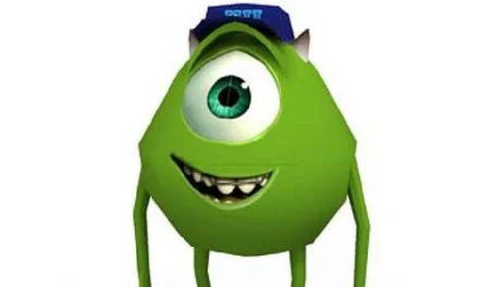 Modelo de papel: Mike Wazowski