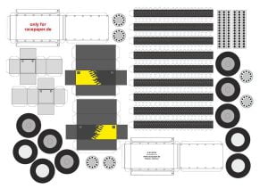 Paper model: Man free & printable for kids and adults Downloadable PDF ...