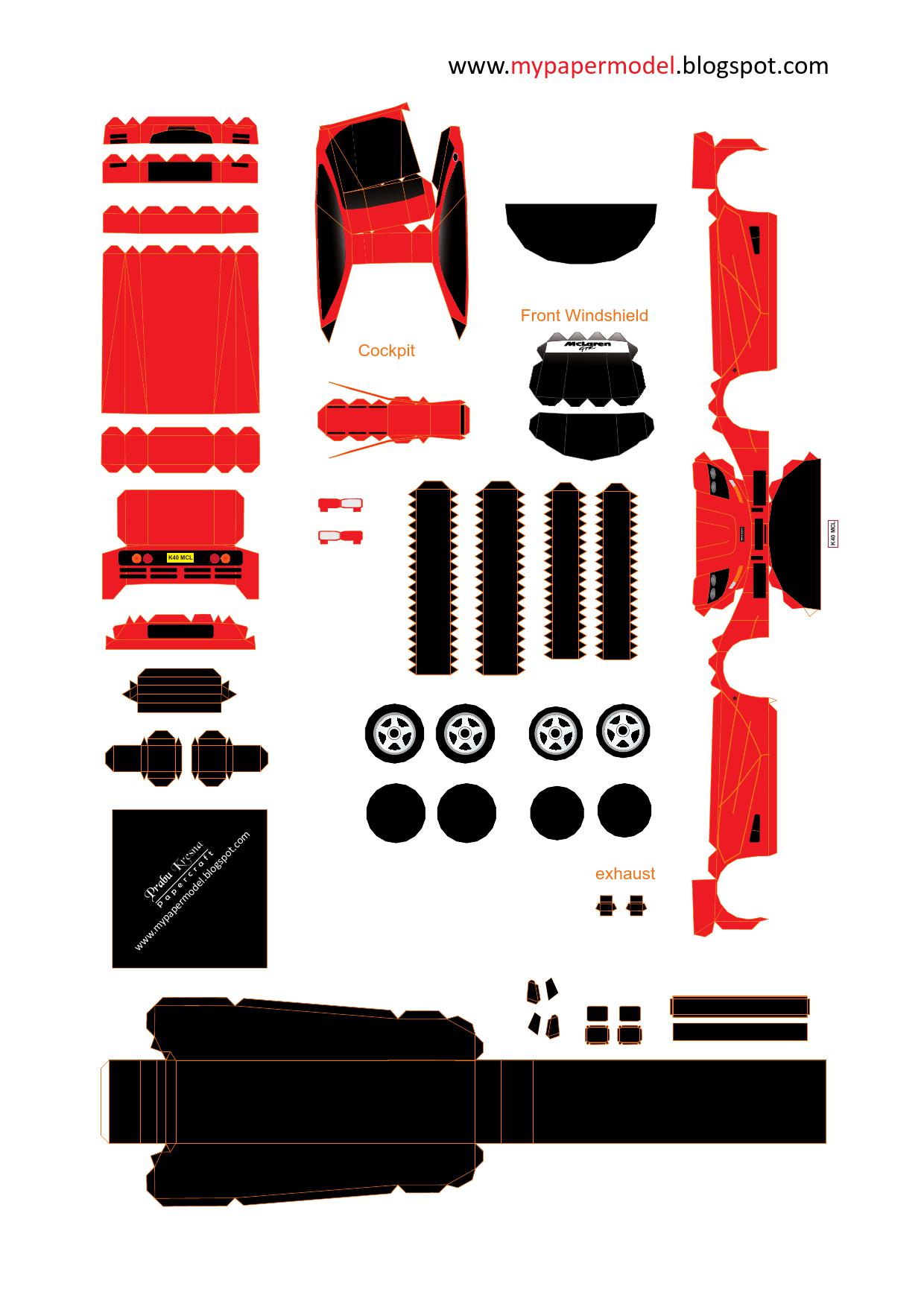 Printable Paper F1 Car Template Printable Templates