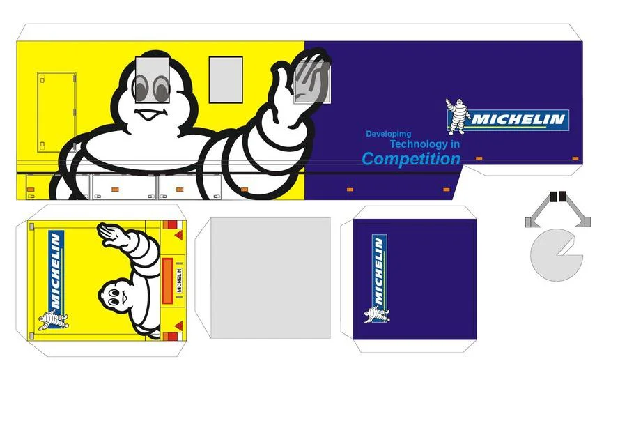 Creare con la carta: Michelin Autocarro