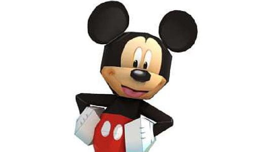 Bricolage en papier: Mickey Mouse