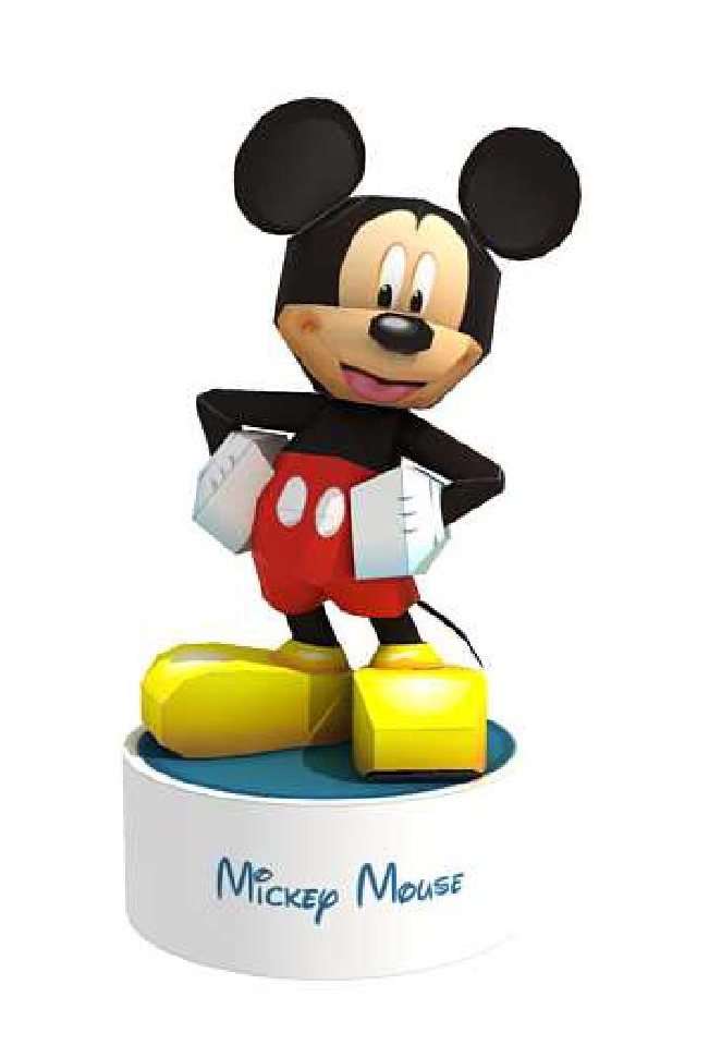 Papierowy model: Myszka Mickey