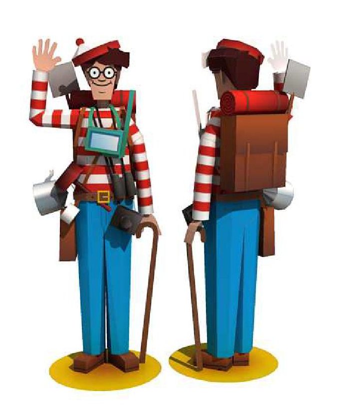 Papiermodelle: Wally / Waldo