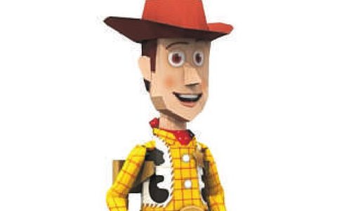 Bricolage en papier: Woody (Toy Story)